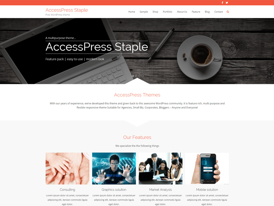 Download AccessPress Staple 1.8.6 – Free WordPress Theme
