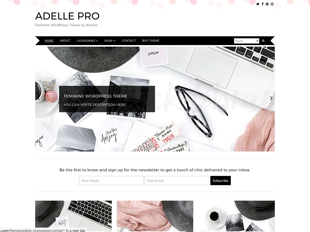 Download Adelle 18.09.22 – Free WordPress Theme