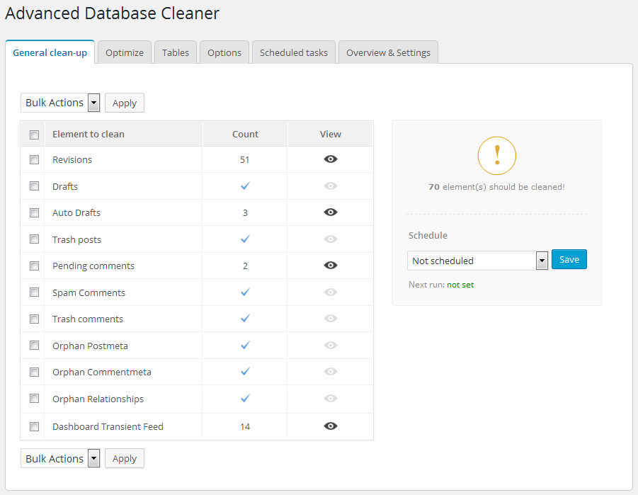 Download Advanced Database Cleaner 2.0.0 – Free WordPress Plugin