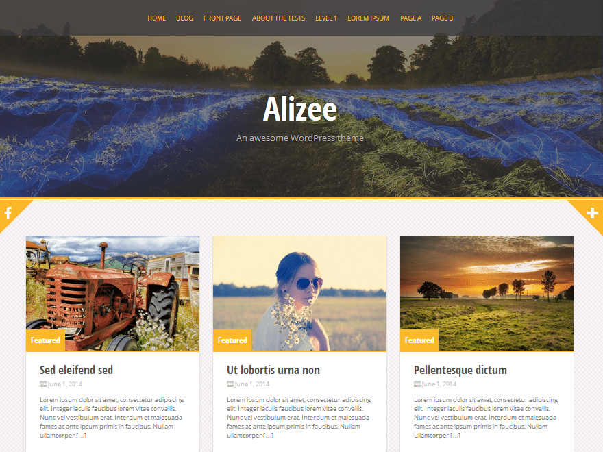 Download Alizee 1.08 – Free WordPress Theme