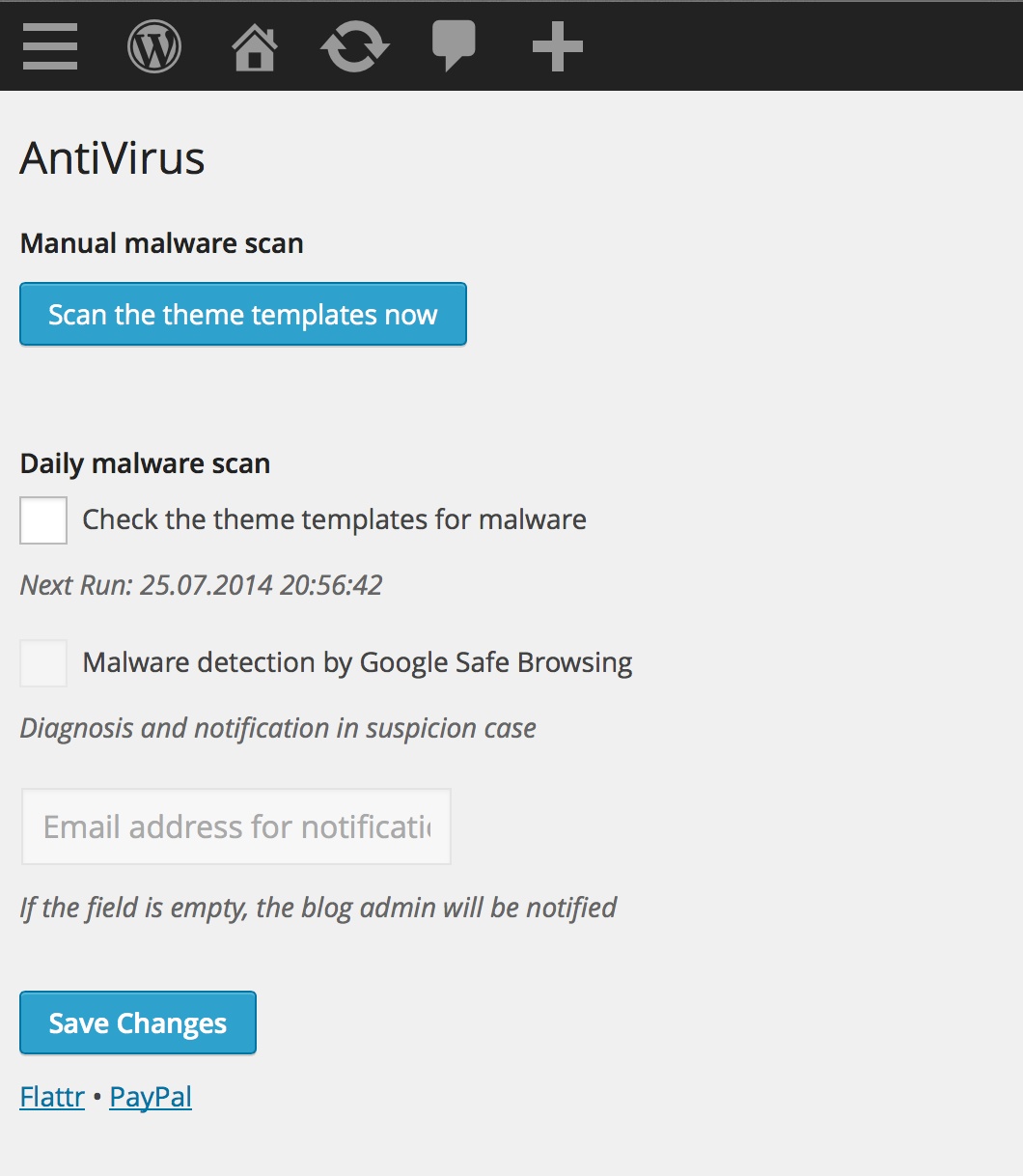 Download AntiVirus 1.3.9 – Free WordPress Plugin