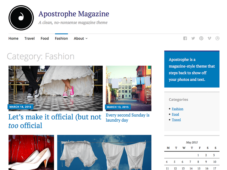 Download Apostrophe 1.0.13 – Free WordPress Theme