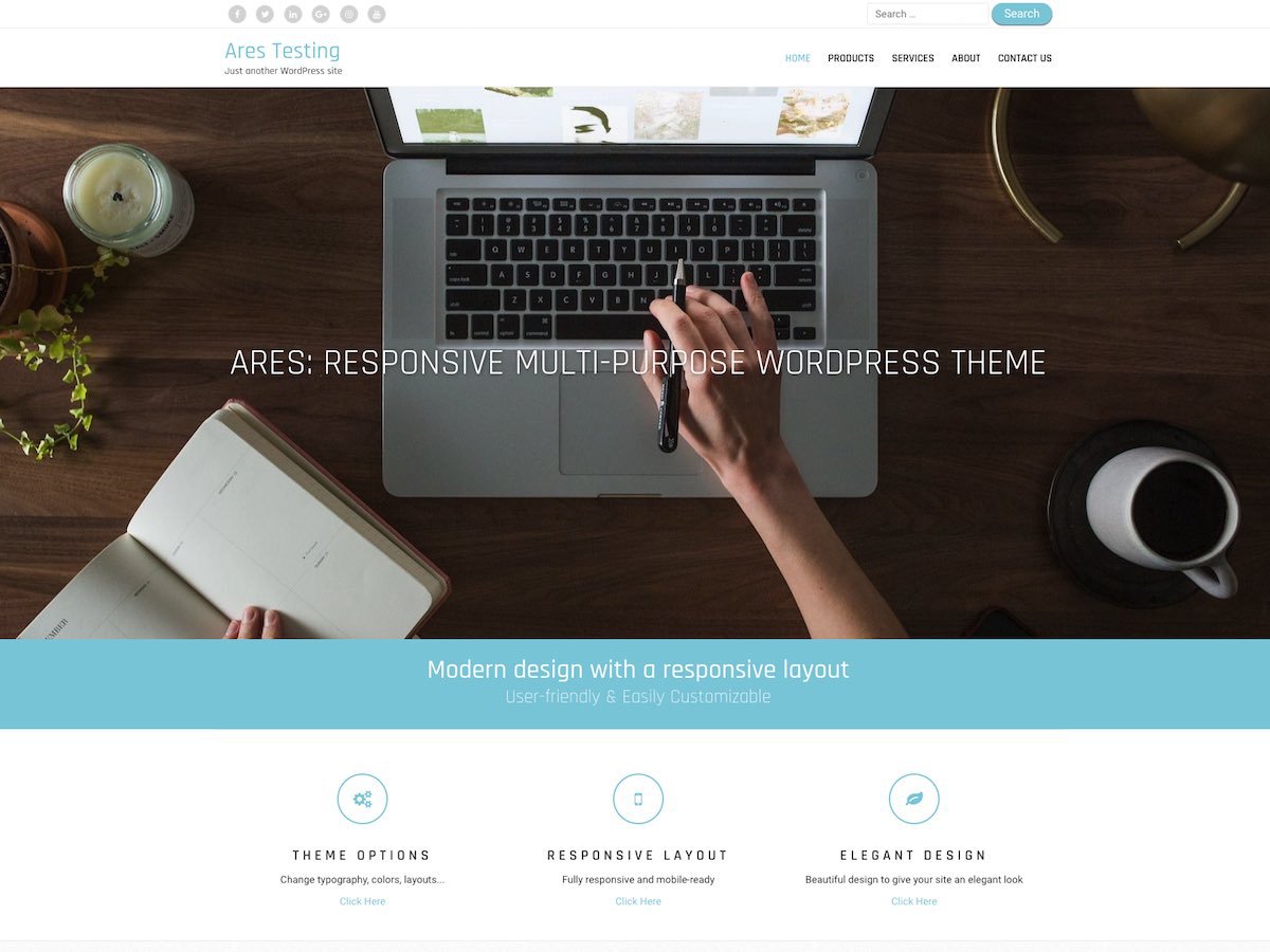 Download Ares 2.0.3 – Free WordPress Theme