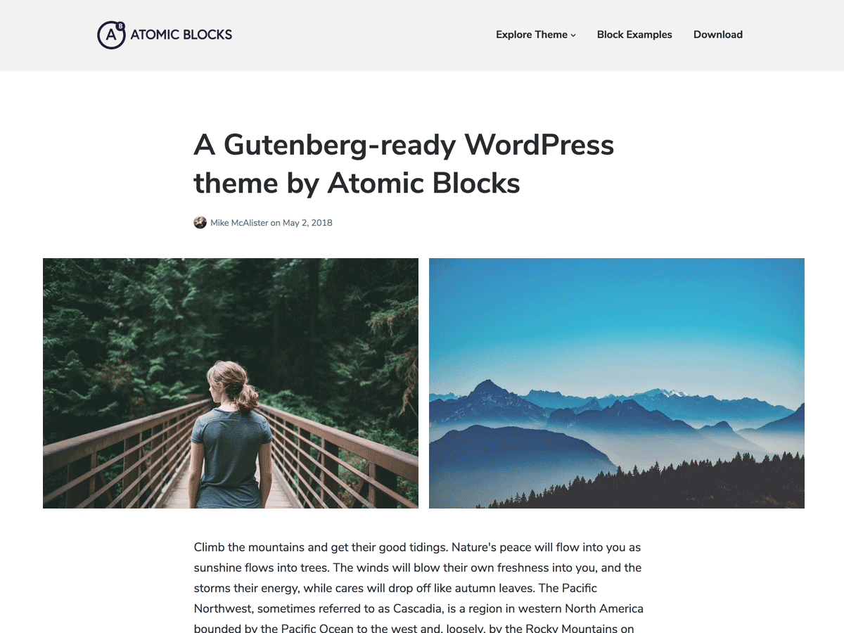 Download Atomic Blocks 1.2.3 – Free WordPress Theme