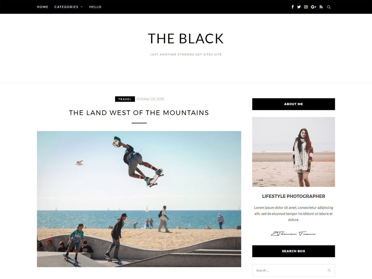 Download BlackLite 1.1.0 – Free WordPress Theme