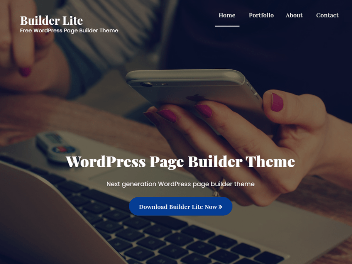 Download Builder Lite 1.0.4 – Free WordPress Theme