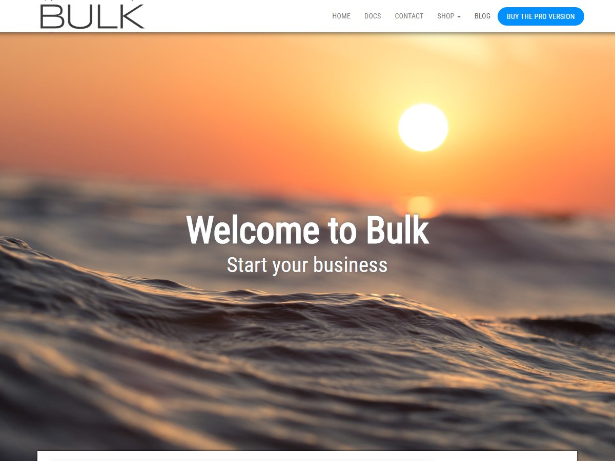 Download Bulk 1.0.8 – Free WordPress Theme