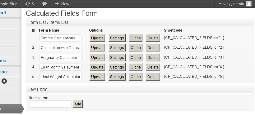 Download Calculated Fields Form 1.0.257 – Free WordPress Plugin