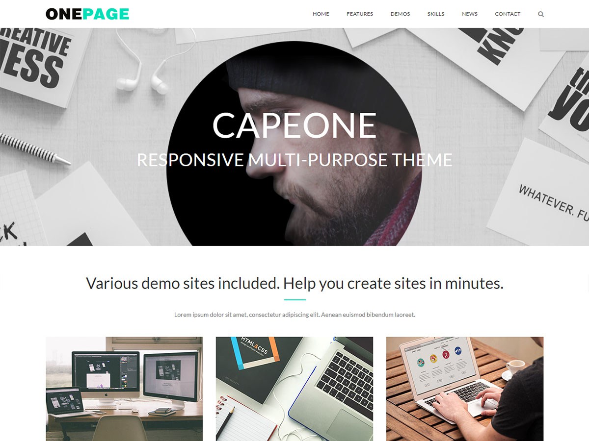 Download CapeOne 1.0.8 – Free WordPress Theme