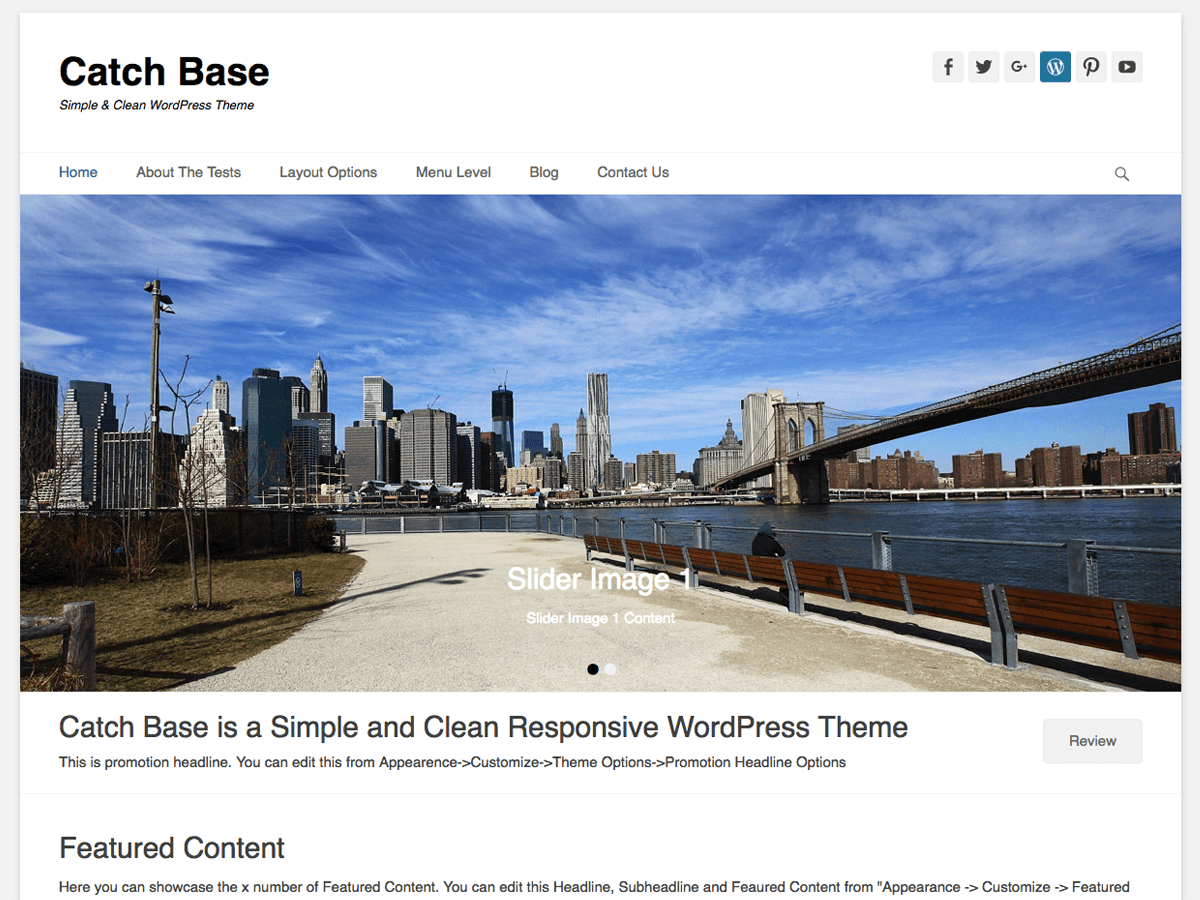 Download Catch Base 3.1.1 – Free WordPress Theme