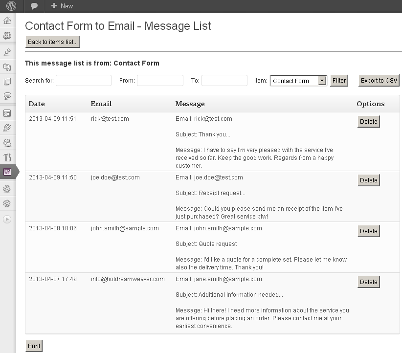 Download Contact Form Email 1.2.62 – Free WordPress Plugin