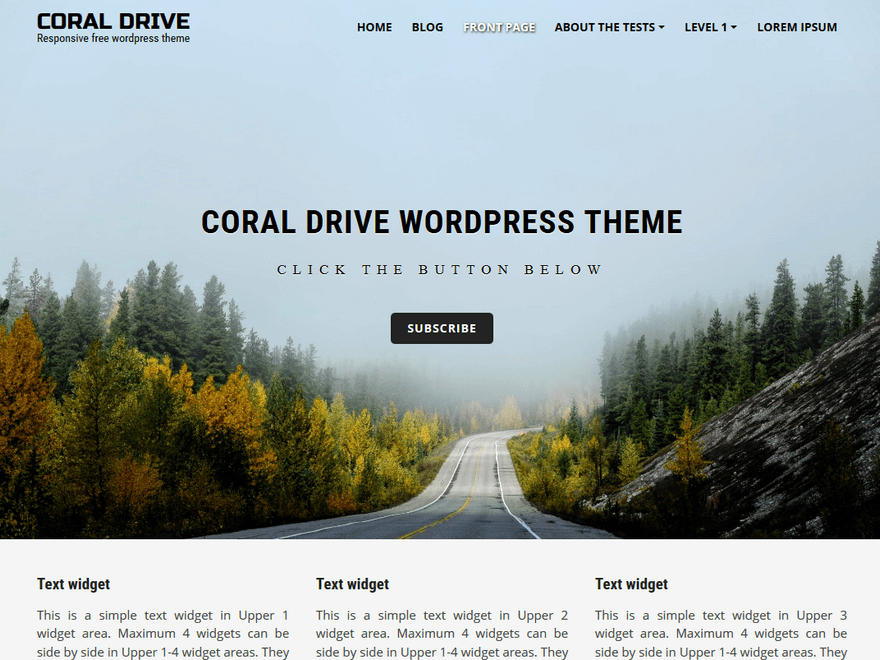 Download Coral Drive 1.0.8 – Free WordPress Theme