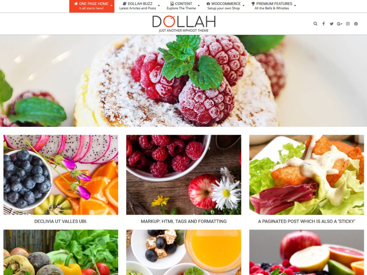 Download Dollah 1.6.7 – Free WordPress Theme