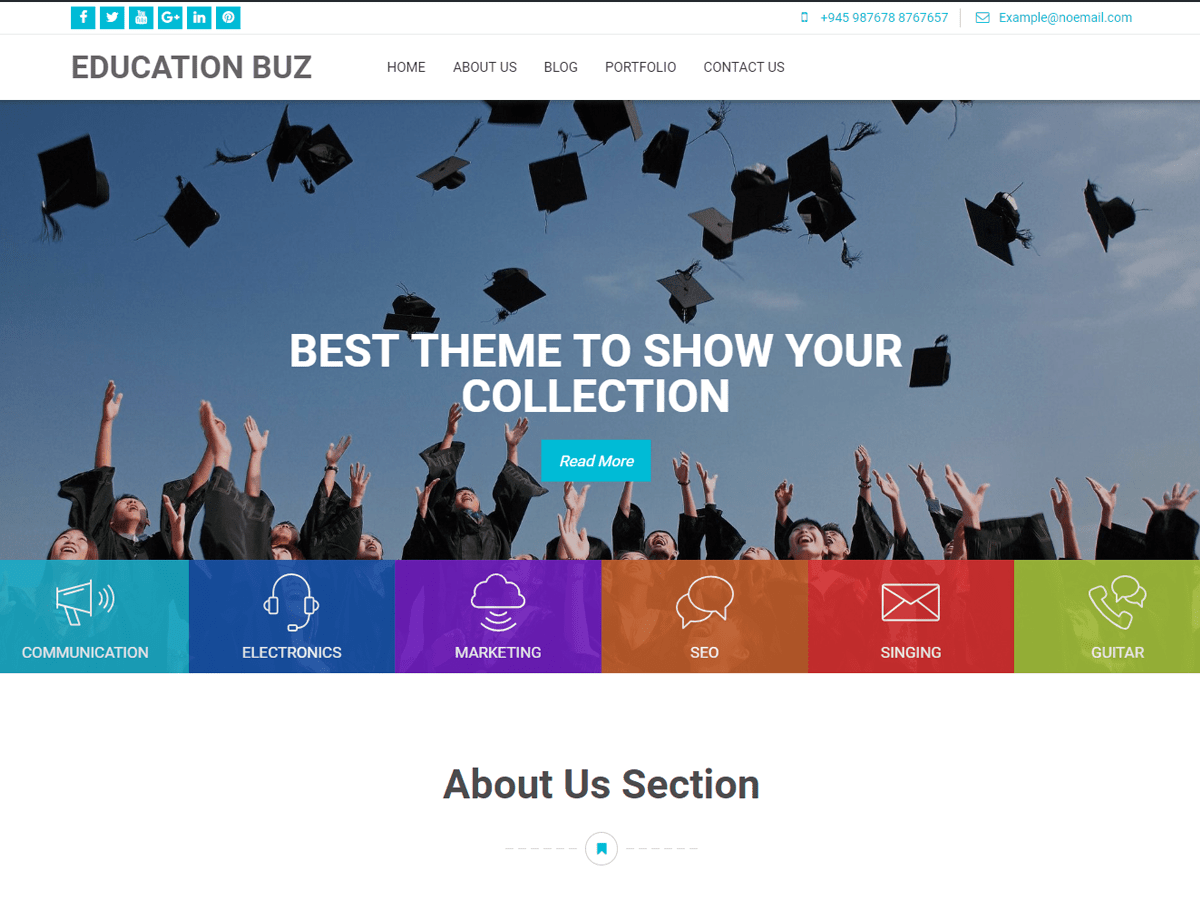 Download Education Buz 1.0.2 – Free WordPress Theme
