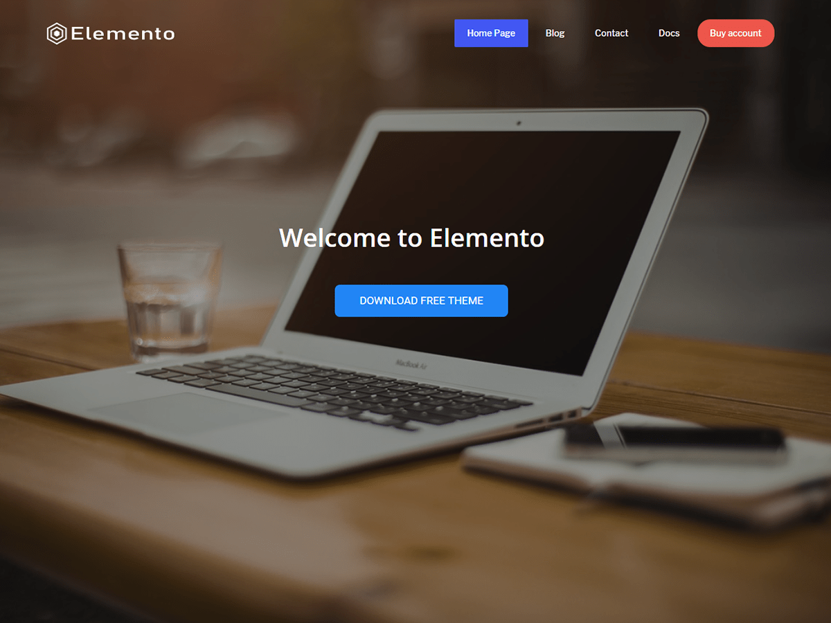 Download Elemento 1.0.7 – Free WordPress Theme