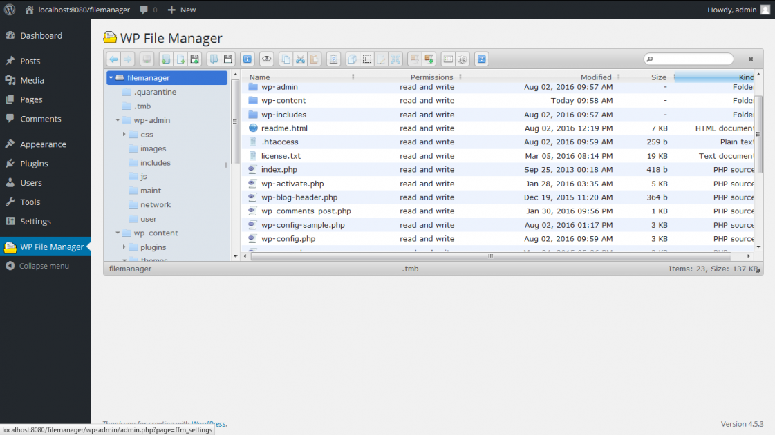 Download File Manager 3.1 Free Wordpress Plugin