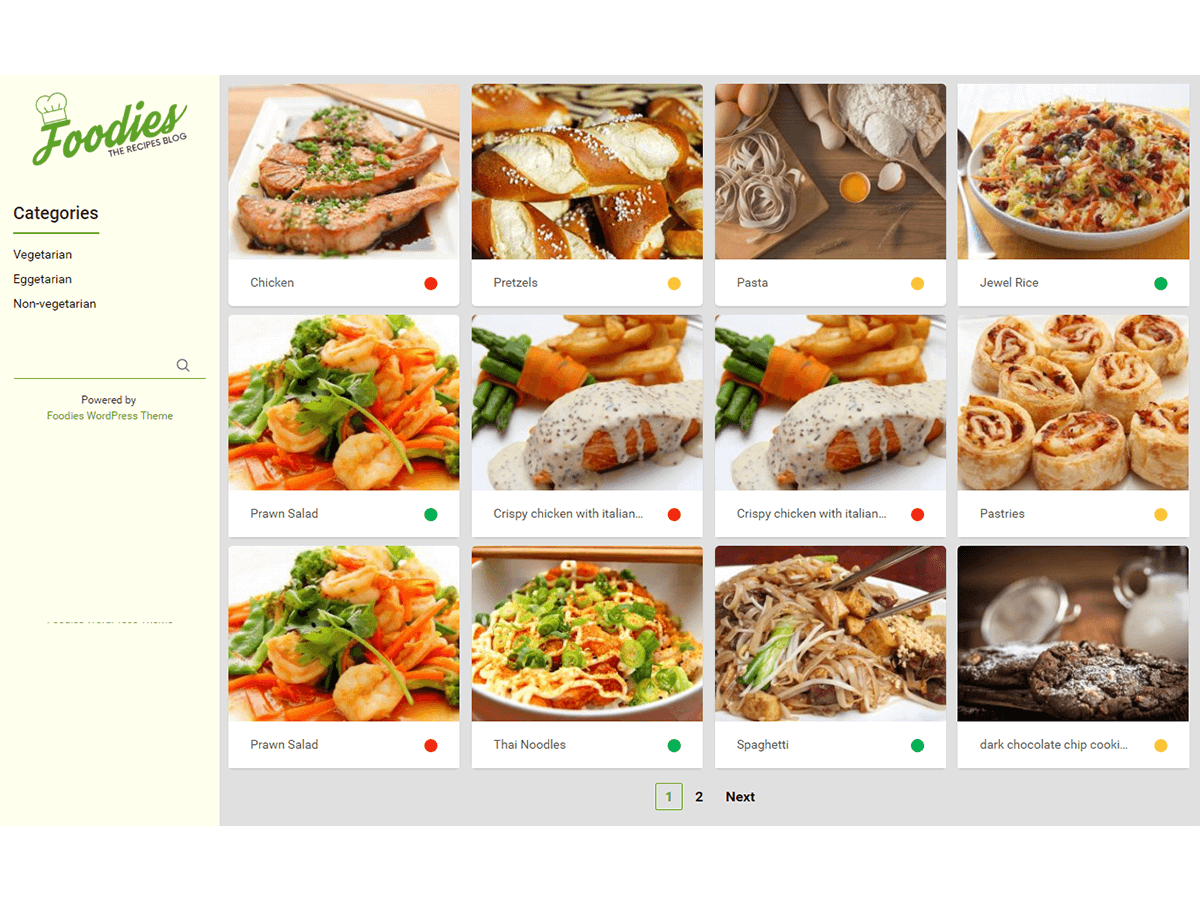 Download Foodies 1.0.6 – Free WordPress Theme