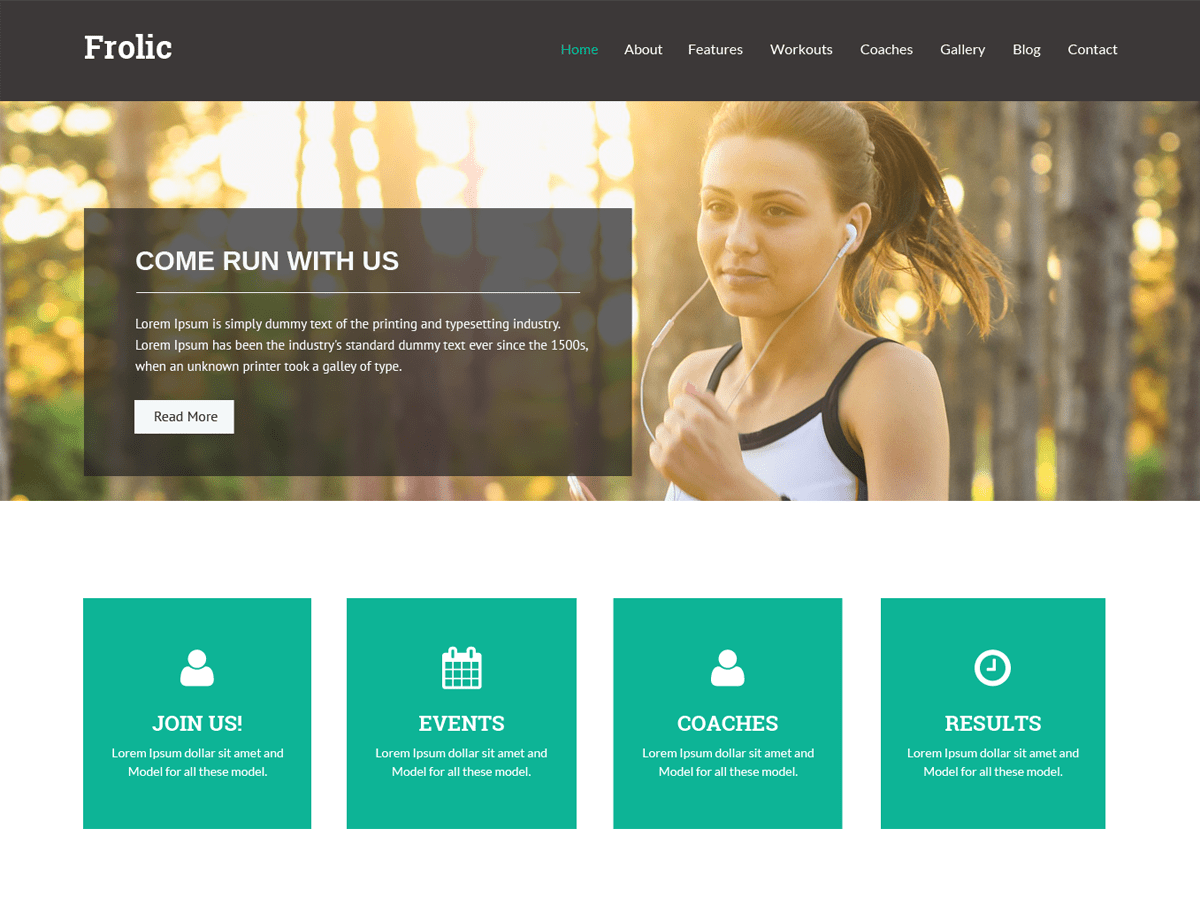 Download Frolic 1.0.8 – Free WordPress Theme