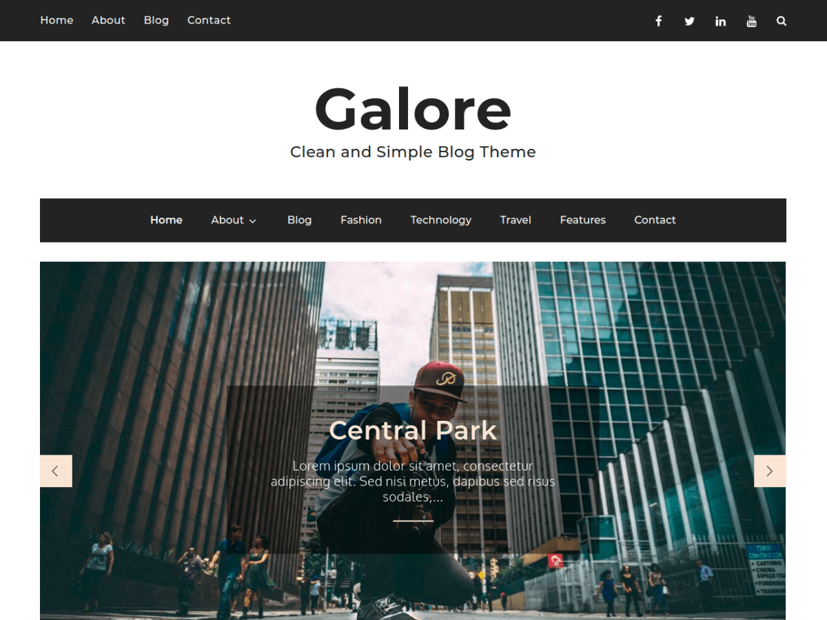 Download Galore 1.1.2 – Free WordPress Theme