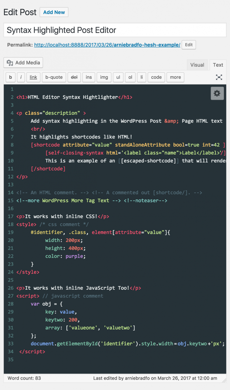 HTML Editor Syntax Highlighter 2.2.5 1.jpg