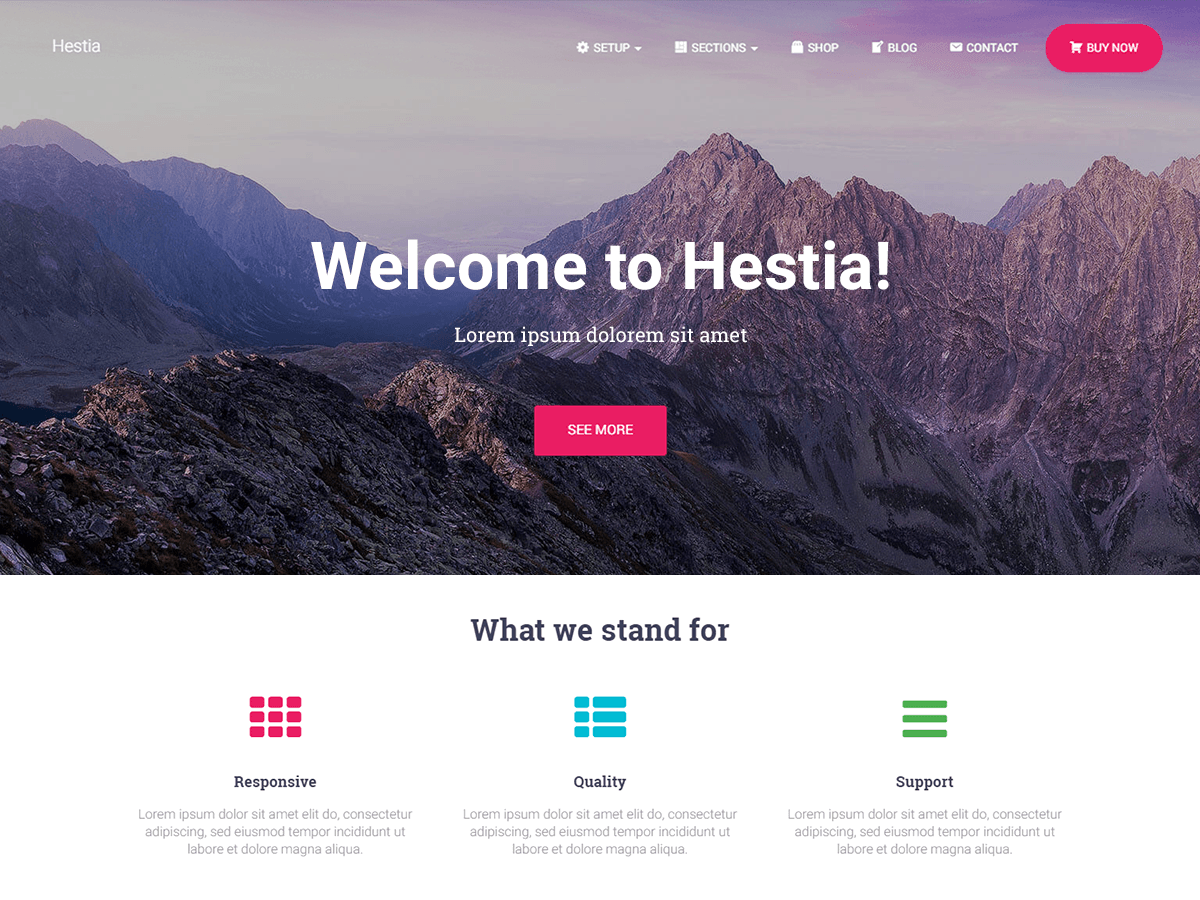 Download Hestia 2.0.5 – Free WordPress Theme