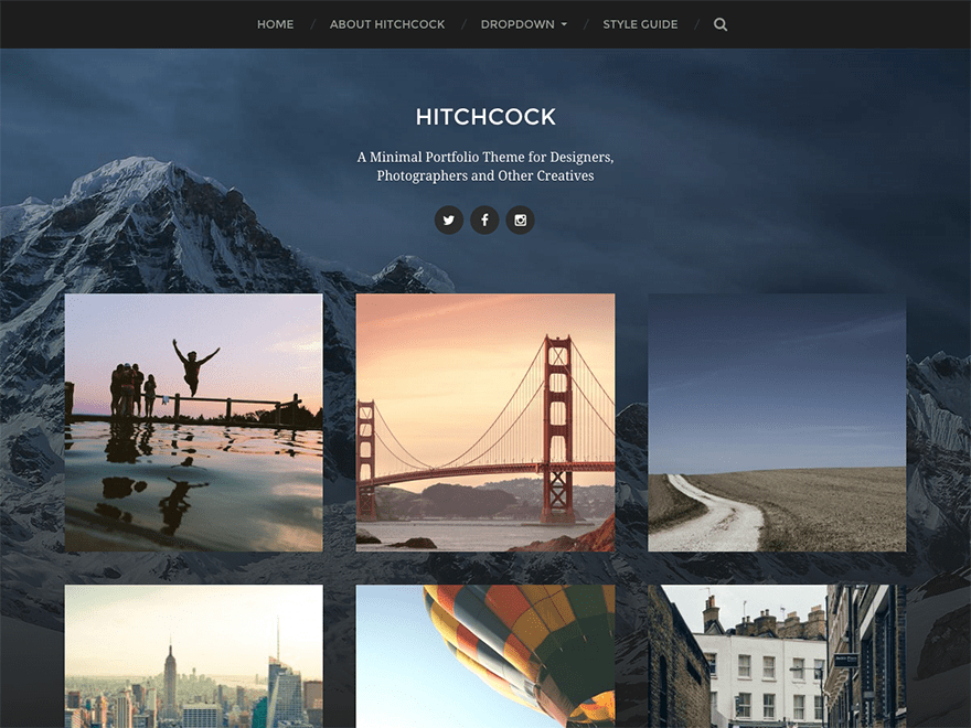 Download Hitchcock 1.13 – Free WordPress Theme