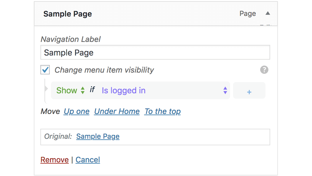 Download If Menu – Visibility control for Menu Items 0.12.2 – Free WordPress Plugin