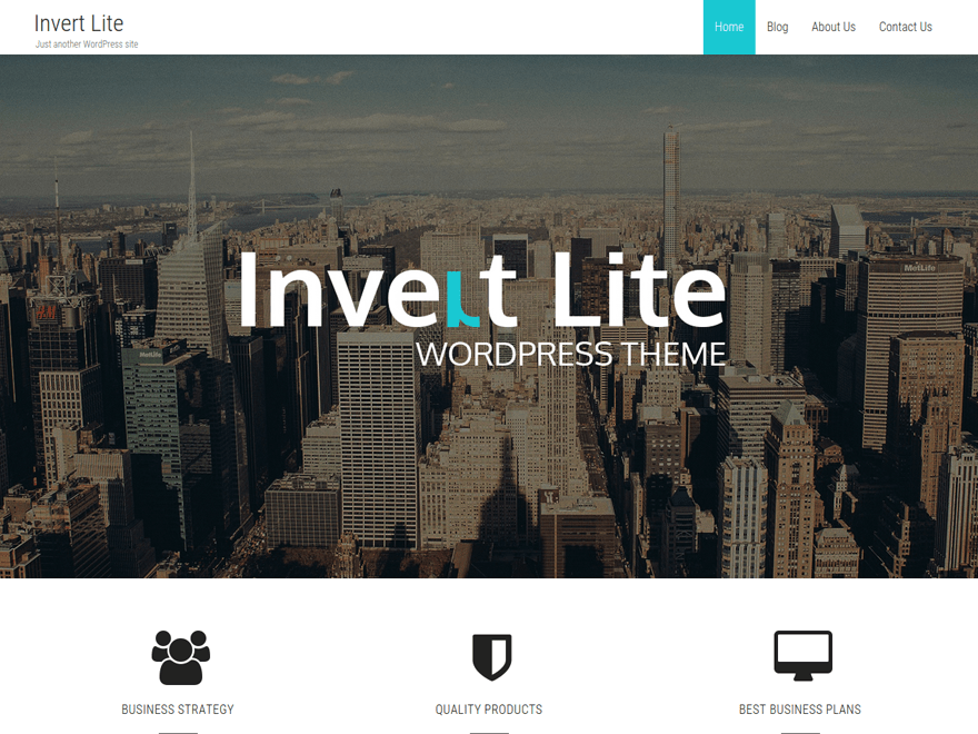 Download Invert Lite 1.0.17 – Free WordPress Theme