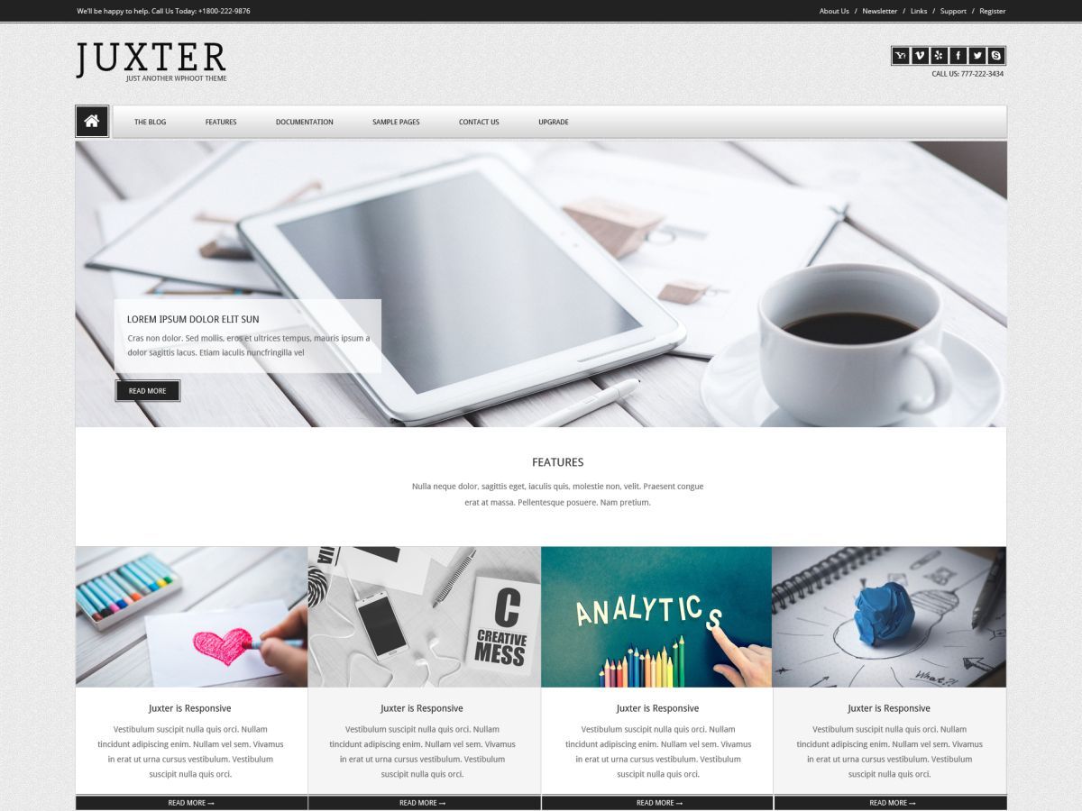 Download Juxter 1.6.7 – Free WordPress Theme