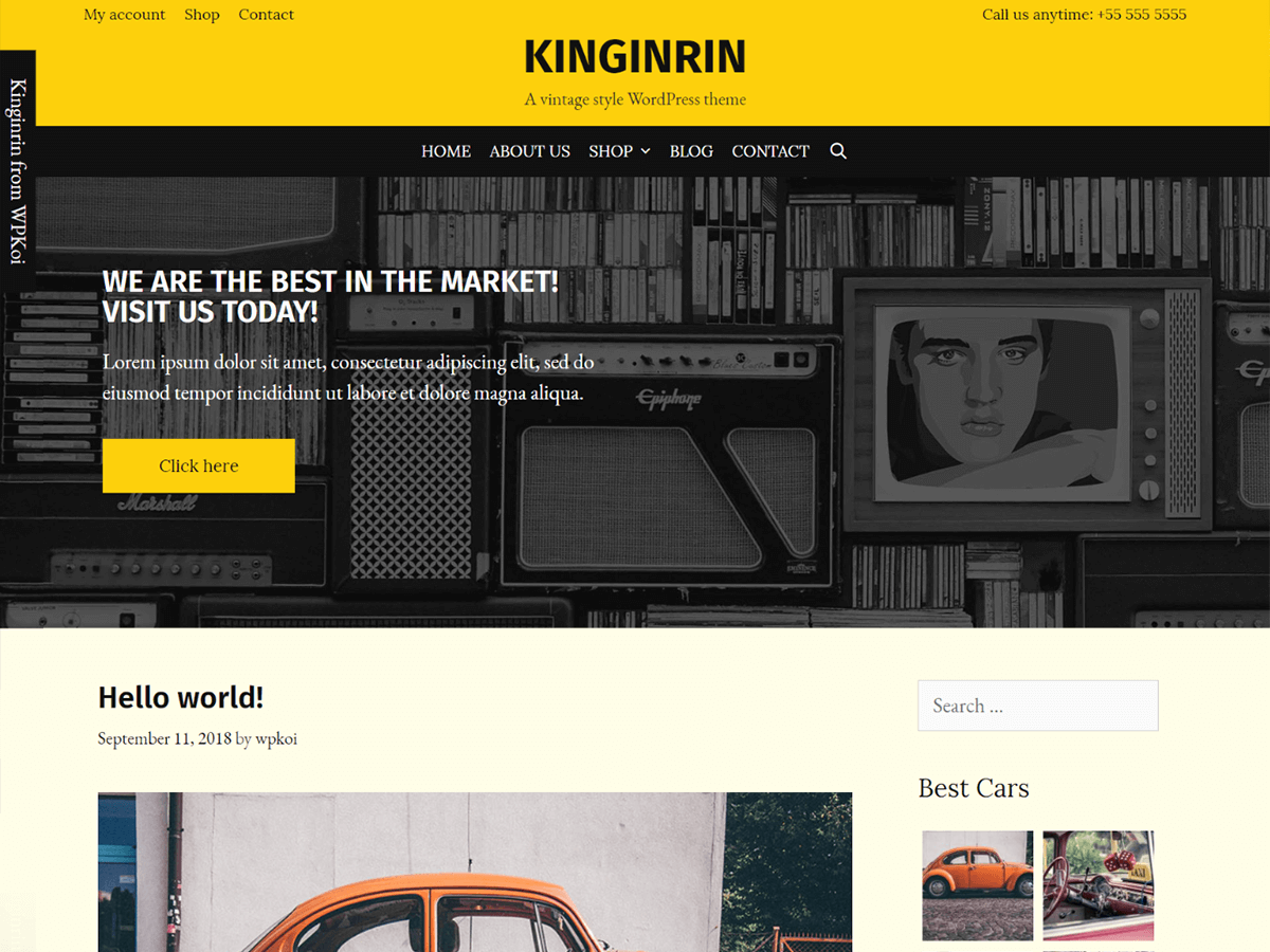 Download Kinginrin 1.0.0 – Free WordPress Theme