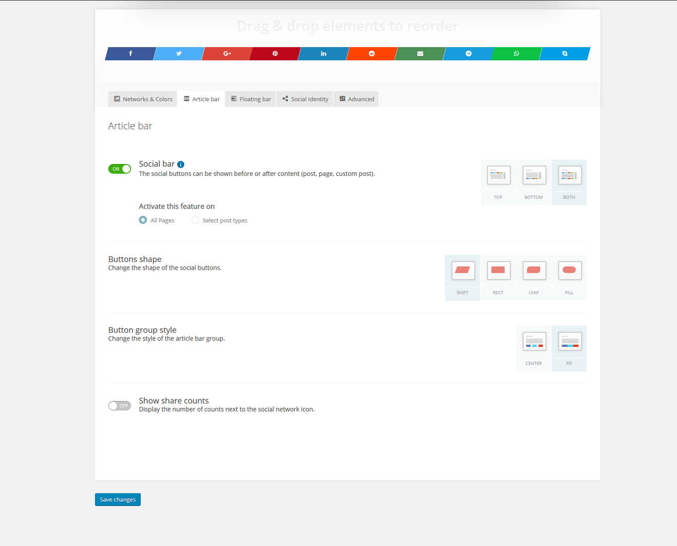 Download Kiwi Social Share – Social Media Share Buttons & Icons 2.0.8 – Free WordPress Plugin