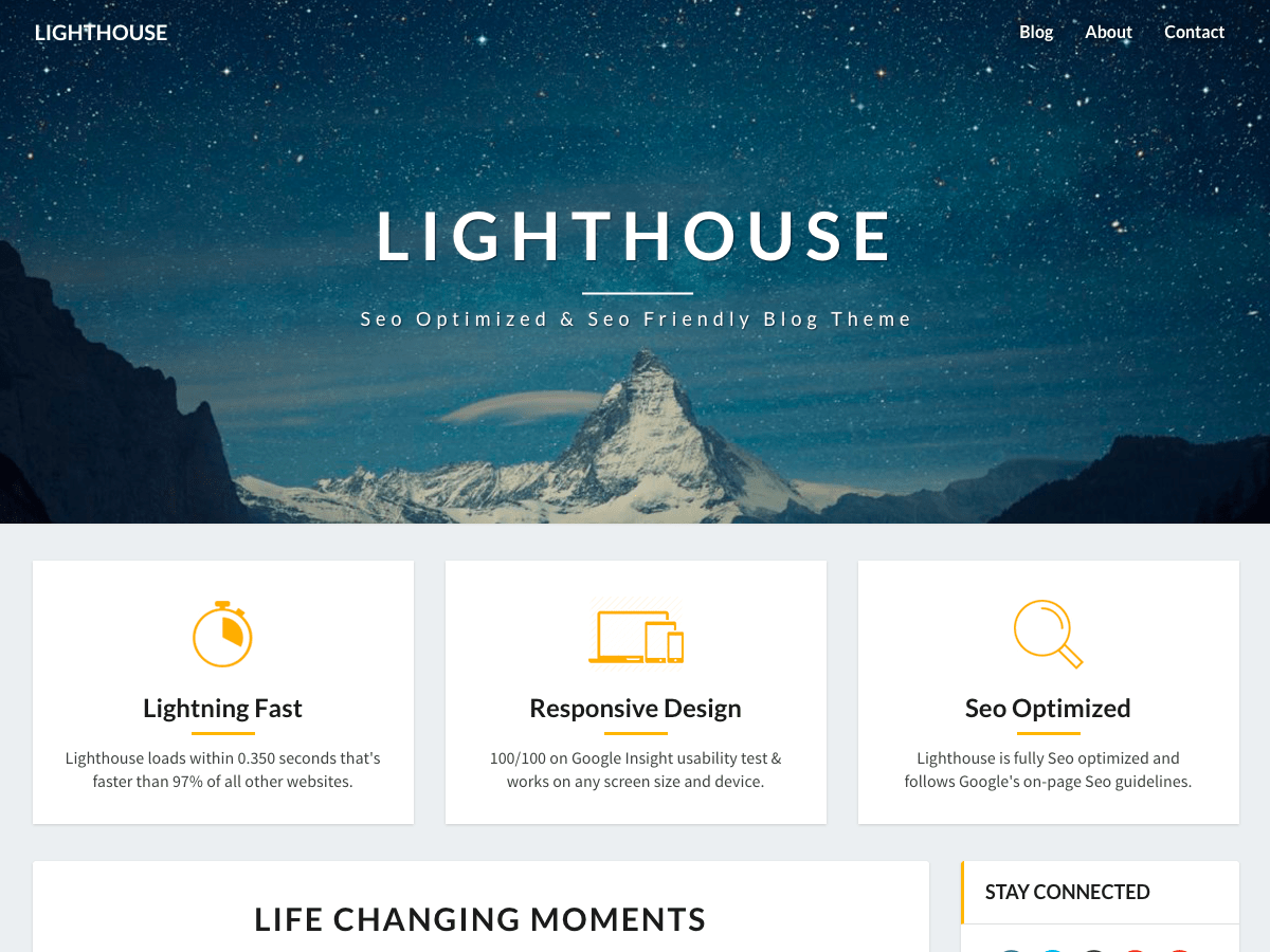 Download Lighthouse 22.0 – Free WordPress Theme