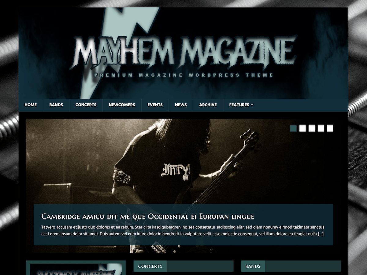 Download MH MusicMag 1.0.2 – Free WordPress Theme