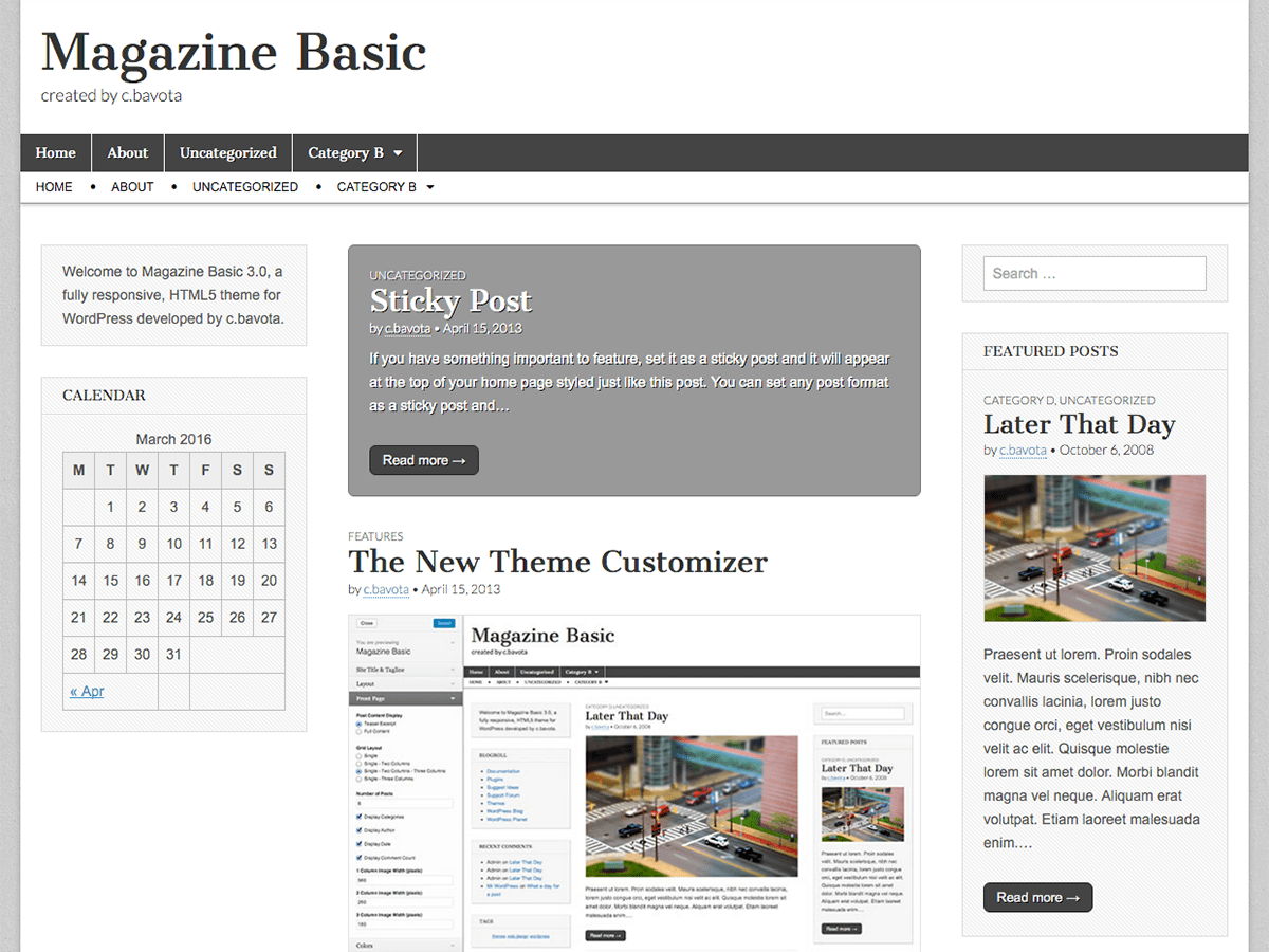 Download Magazine Basic 3.0.8 – Free WordPress Theme