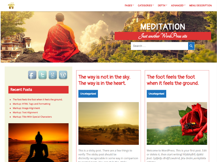 Download Meditation 1.1.1 – Free WordPress Theme