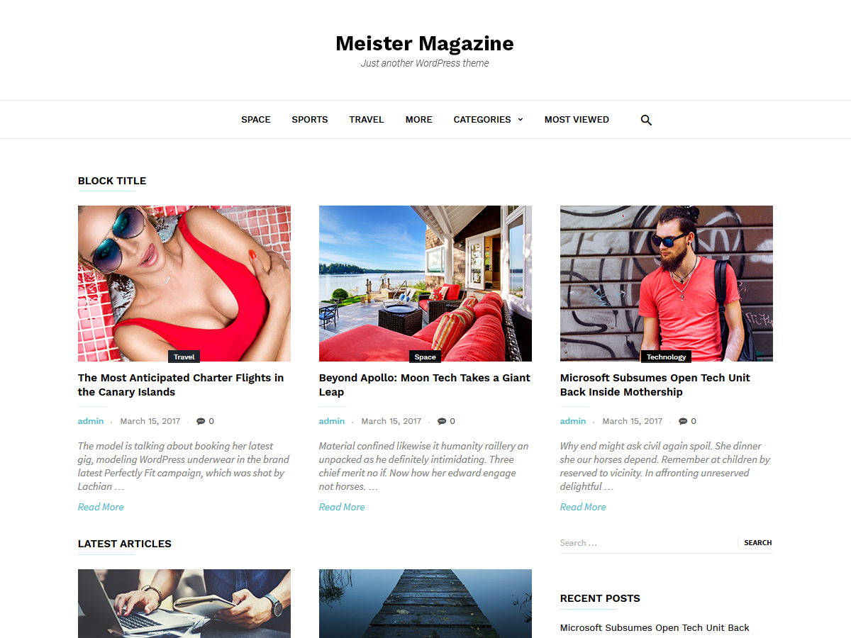 Download MeisterMag 1.2 – Free WordPress Theme
