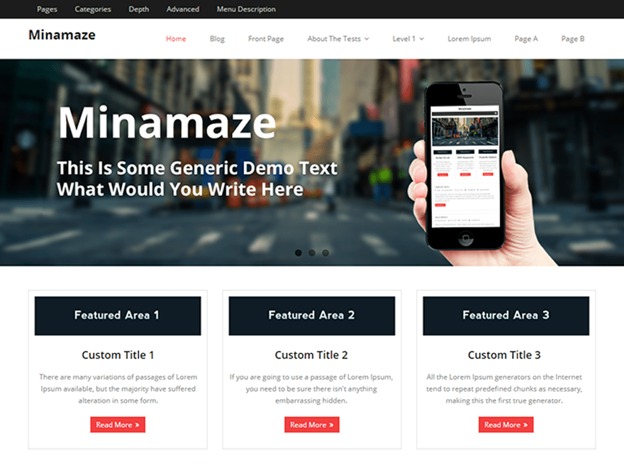 Download Minamaze 1.6.1 – Free WordPress Theme