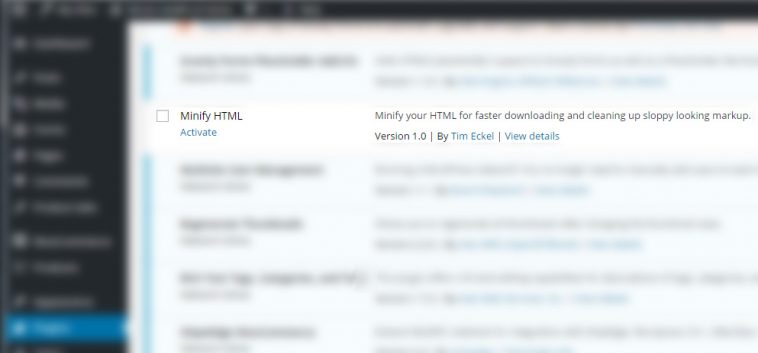 Minify HTML 1.99 1