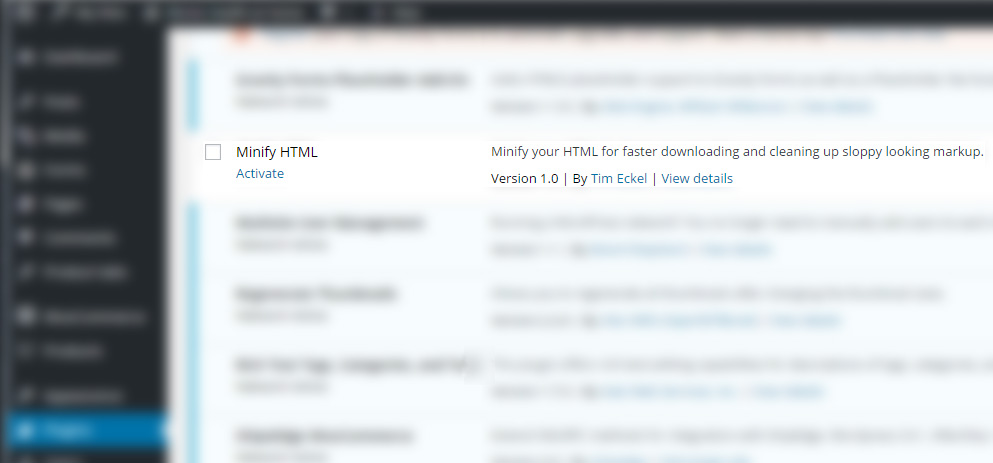 Download Minify HTML 1.99 – Free WordPress Plugin