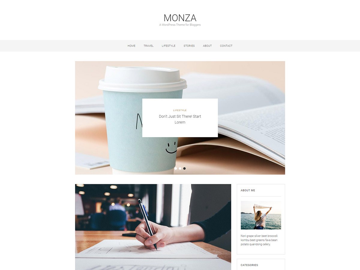 Download Monza 1.0.5 – Free WordPress Theme