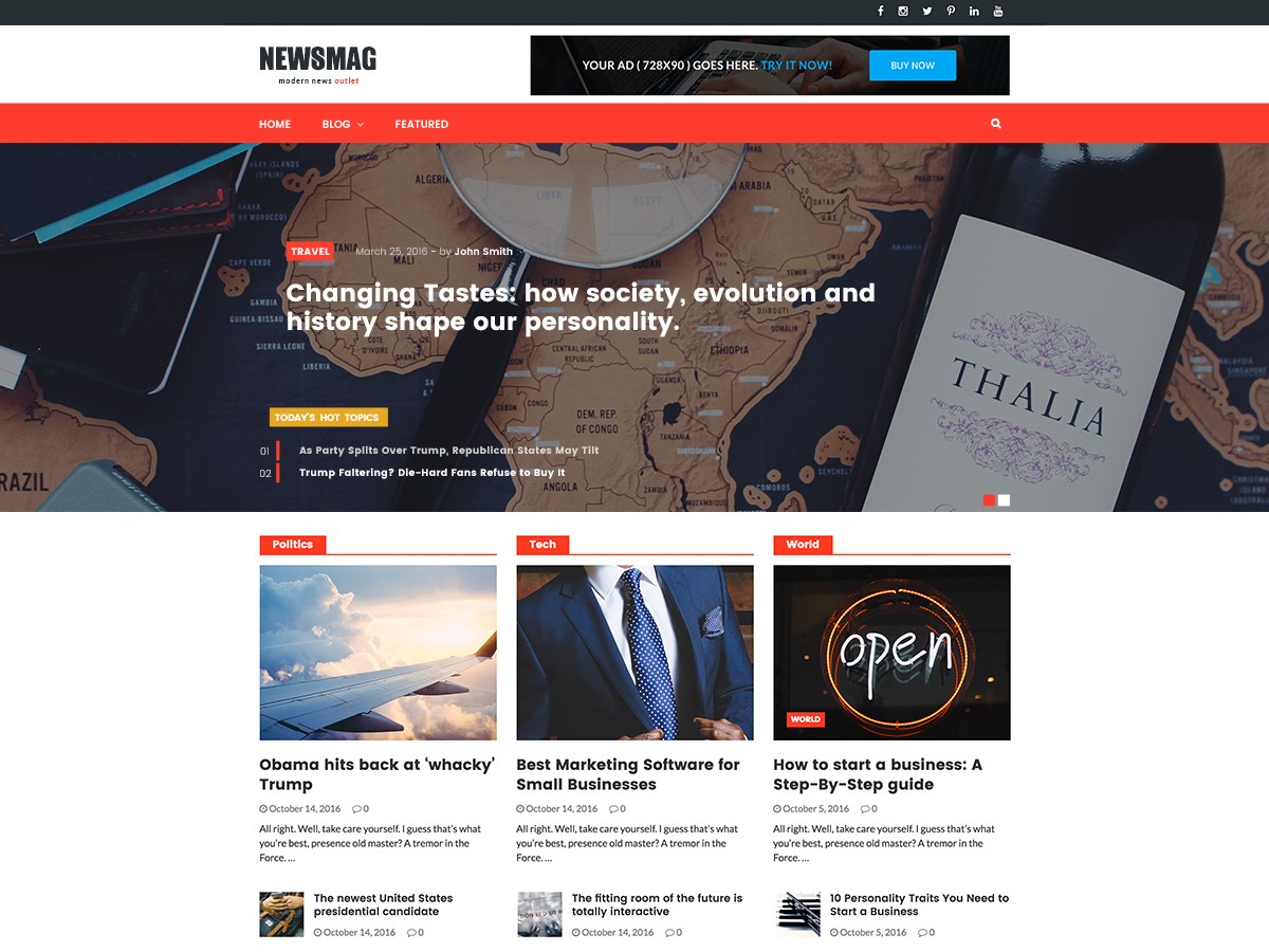 Download NewsMag 2.4.0 – Free WordPress Theme