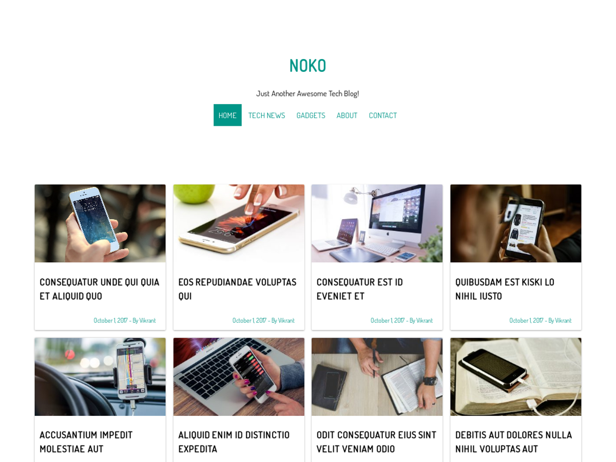 Download Noko 0.0.6 – Free WordPress Theme