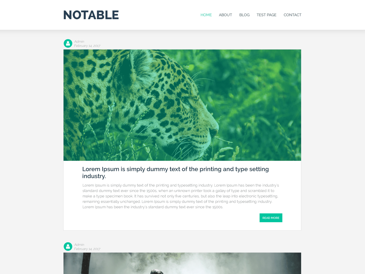 Download Notable 1.1.0 – Free WordPress Theme