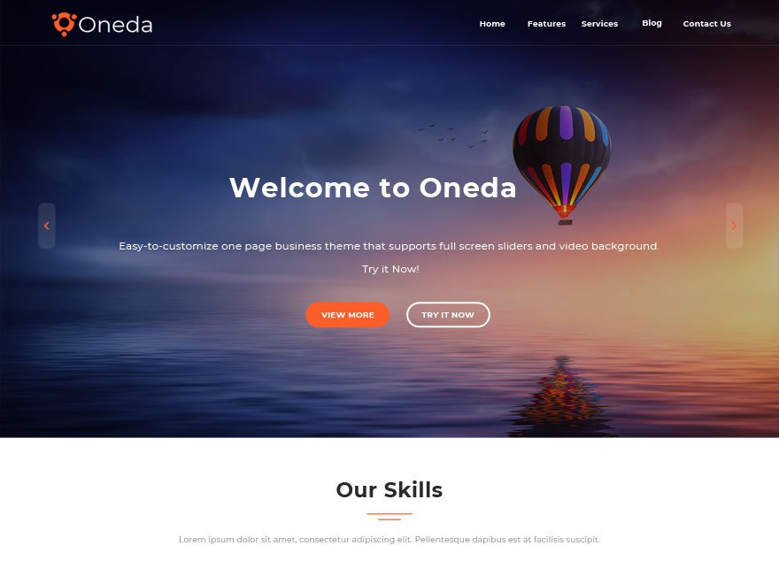 Download Oneda 1.0.4 – Free WordPress Theme