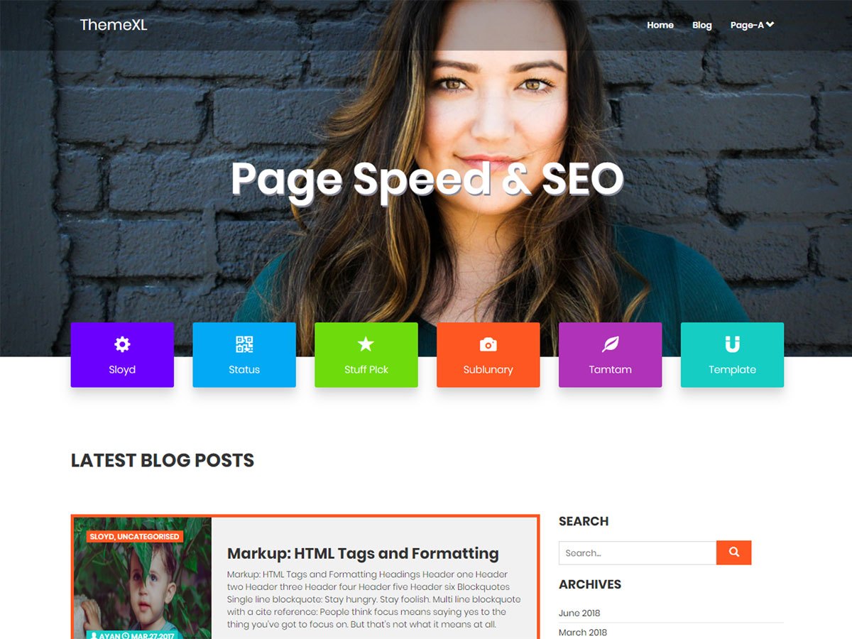 Download Page Speed & SEO 1.0.5 – Free WordPress Theme