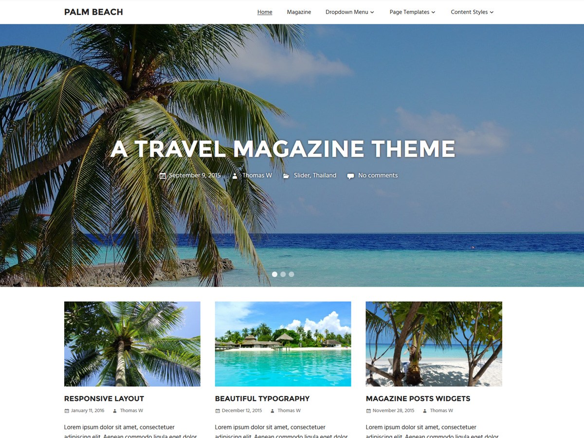 Download Palm Beach 1.4.2 – Free WordPress Theme