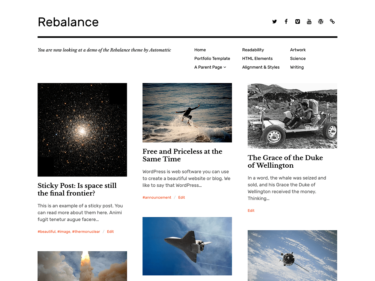 Download Rebalance 1.1.8 – Free WordPress Theme