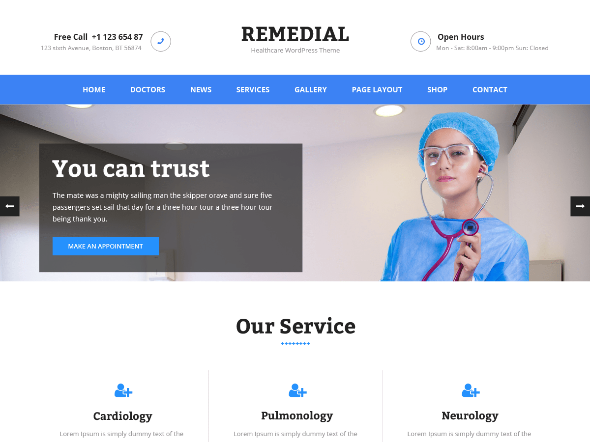 Download Remedial 1.0.6 – Free WordPress Theme
