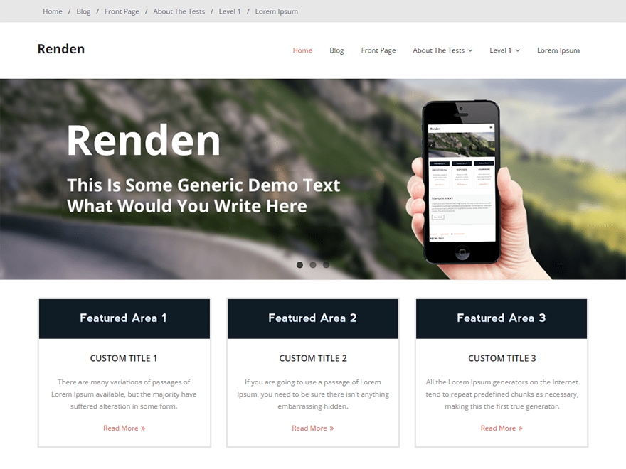 Download Renden 1.4.6 – Free WordPress Theme