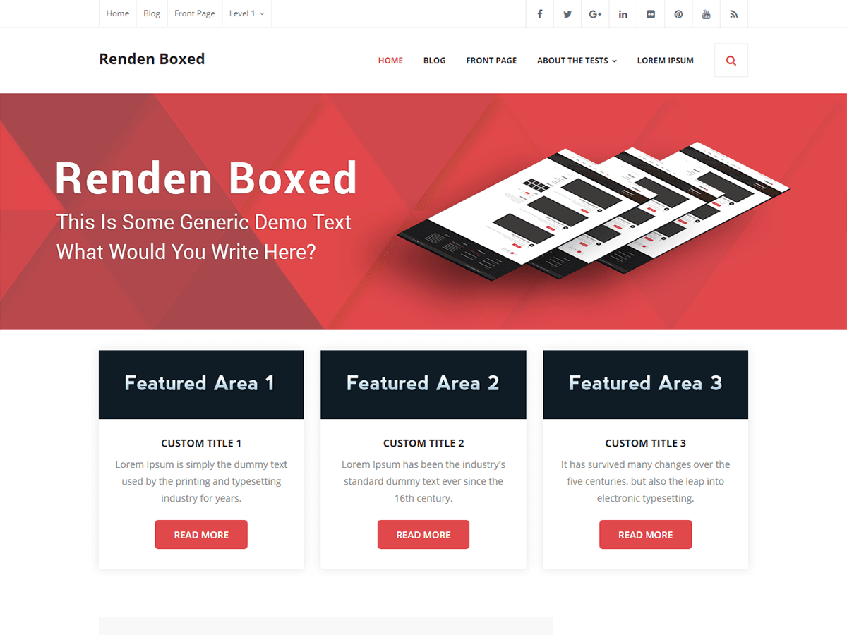 Download Renden Boxed 1.0.1 – Free WordPress Theme